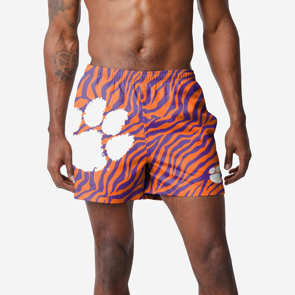 Clemson Tigers Thematic Woven Shorts FOCO S - FOCO.com