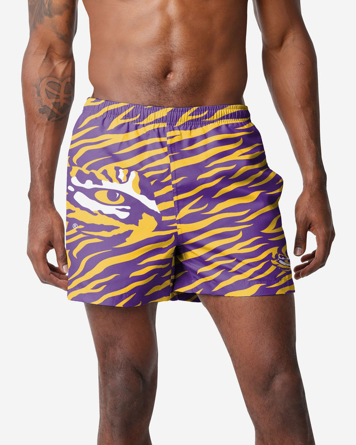 LSU Tigers Thematic Woven Shorts FOCO S - FOCO.com